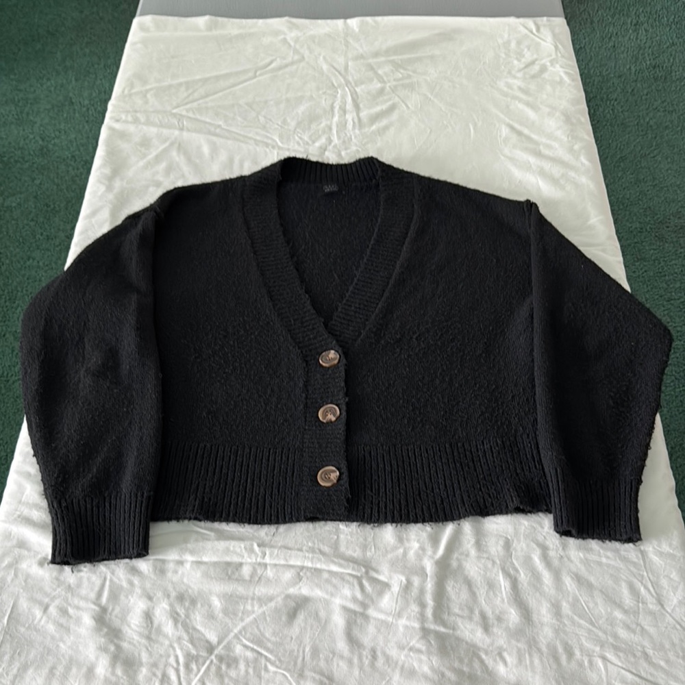 Nuuds Black Women's Cardigan